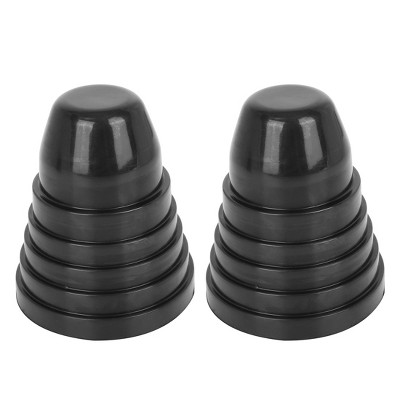 Unique Bargains Car Led Light Dust Cover Rubber Housing Seal Cap 1.96" 2.16" 2.36" 2.55" 2.75" Black 2Pcs