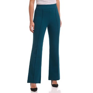 Rekucci Figure Enhancing High Rise Flare Pants Made for All Day Style - 1 of 4