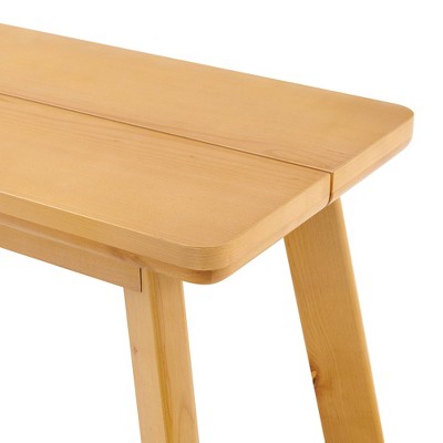 Shelburne Warm Natural 48" Birch and Maple Dining Bench