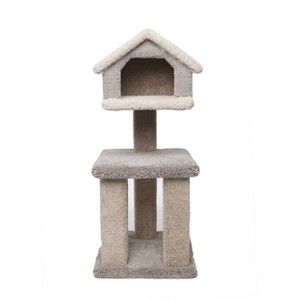 Beatrise Pet Products Kitty Tree House Cat Activity Center - 42" - 1 of 3