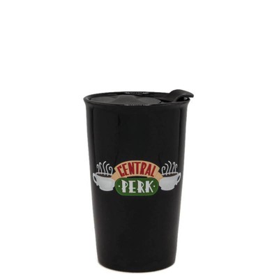 Friends 10oz Ceramic Central Perk Travel Mug - Silver Buffalo