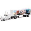 Peterbilt 379 Truck White with Dry Van Trailer "Truckers Rule America" "Long Haul Truckers" Series 1/32 Diecast Model by New Ray - 2 of 4