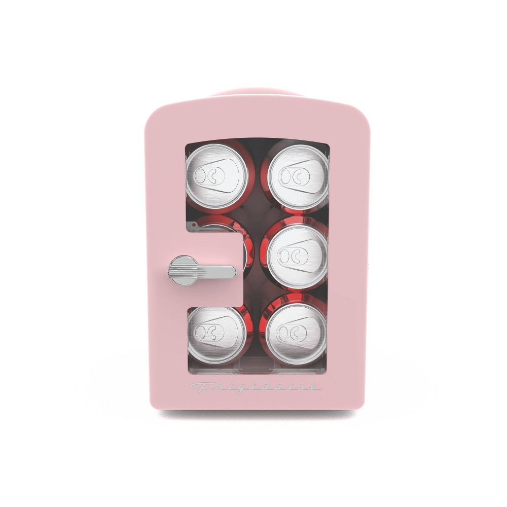 Frigidaire 6 Can Mini Dorm Fridge Cooler Pink