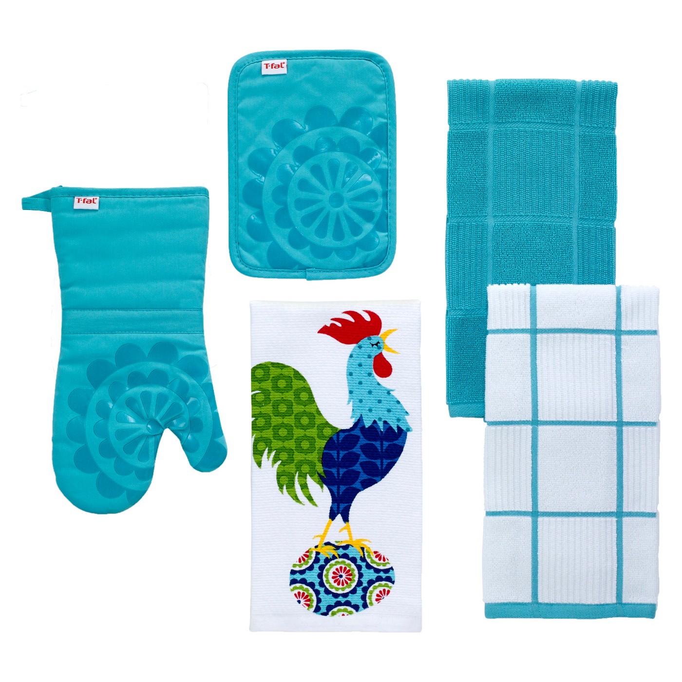 T-fal 2pk Medallion Silicone Oven Mitt - image 2 of 2
