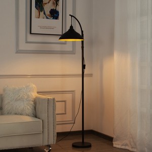 Aukfa Elegant 68.3" Arched Floor Lamp - Adjustable, Sturdy & Versatile for Living Room, Bedroom, Office - 1 of 4