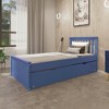 Twin Size Trundle Bed with Headboard for Kids - 4 of 4