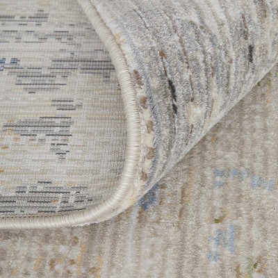 Sonora Abstract Multicolor Viscose Rectangular Rug 2' x 3'
