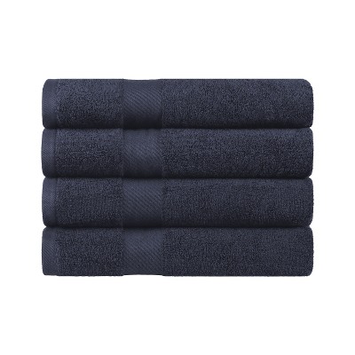 Modern Solid Classic Premium Luxury Cotton 6 Piece Hand Towel Set by Blue Nile Mills