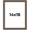 PosterPalooza | Sculpted Silver Picture Frame - UV Acrylic, Foam Board Backing, Hanging Hardware - 2 of 4