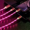 2.4A RGB LED Light Durable USB Cable for IPhone IOS Lighting 3FT - 2 of 4