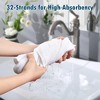 Aquaterior Bathroom Towel Set Highly Absorbent Hand Bath Face Towel Hotel - 4 of 4