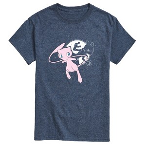 Men's - Pokémon - Mew and Mewtwo Short Sleeve Graphic T-Shirt - 1 of 4