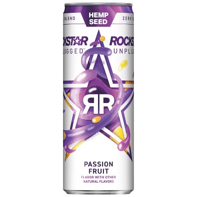 Rockstar Passionfruit Energy Drink - 12 fl oz can