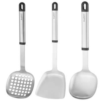 BergHOFF Essentials 3Pc Asian Prep Set, Stainless Steel, Hollow Handle