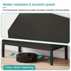 Modern Storage Cabinet,Glass Door Sideboard with Adjustable Shelves - 4 of 4