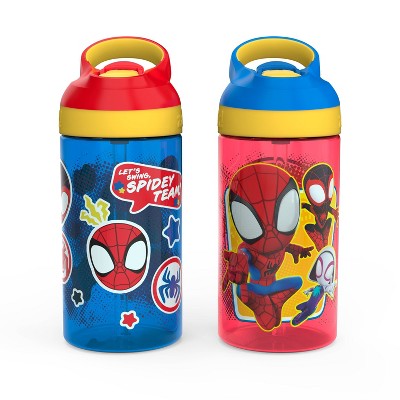 Zak Designs Spidey & Friends 16oz Water Bottle - Cool Kids Red Pull-Top  Bottle with Marvel Spider-Ma…See more Zak Designs Spidey & Friends 16oz  Water