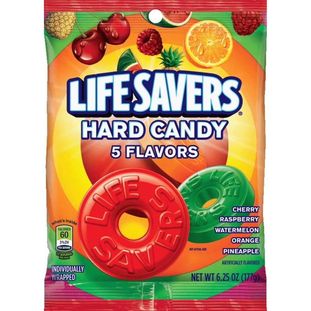 UPC 019000085016 product image for 6.25 Oz Life Savers 5 Flavor Peg | upcitemdb.com