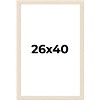 PosterPalooza | 26x40 Wide Barnwood Picture Frame, UV Acrylic, 6 Finishes - Grey, Brown, White, and Black - 2 of 4