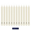 12ct 12" Ivory Unscented Dripless Classic Taper Candle - Colonial Candle - 2 of 3