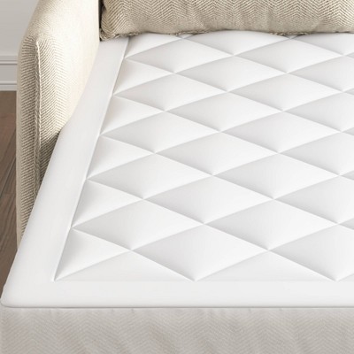 Full Size White Waterproof Quilted Sofa Bed Mattress Pad