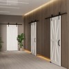 28"x84" Star Style Real Primed Door Slab, Modern DIY Barn Door Slab, Anti-Corrosion and Anti-Deformation, Interior Sliding Barn Door Slab White - 3 of 4