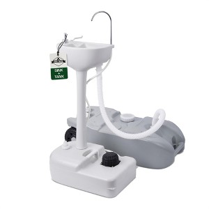 Hike Crew Portable Sink & Waste Tank, Portable Hand Washing Station W/4.5 Gal Capacity & 10 Gal Tank - 1 of 4
