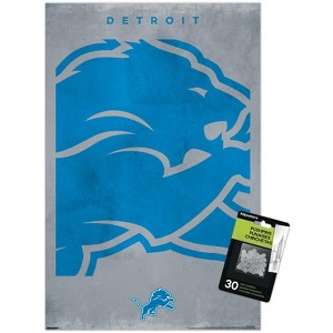 Trends International NFL Detroit Lions - Logo 25 Unframed Wall Poster Prints - 1 of 4