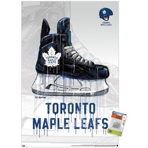 Trends International NHL Toronto Maple Leafs - Drip Skate 20 Unframed Wall Poster Prints - 1 of 4