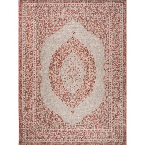 Courtyard CY8751 UV & Stain Resistant Non-Shedding Power Loomed Indoor/Outdoor Rugs - Safavieh - 1 of 4