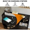TackView 51" Farmhouse Sideboard Buffet Cabinet with Charging Station, 3 Drawers & 4 Barn Doors, Kitchen Storage & Coffee Bar,black - 4 of 4