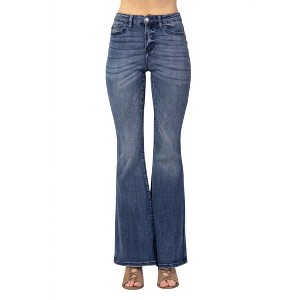 Women's Flare Trouser Jeans - Judy Blue - 1 of 4
