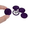 Unique Bargains Blouses Sweater Round Aluminum Cotton Fabric Cloth Covered Buttons 10 Pcs - 4 of 4