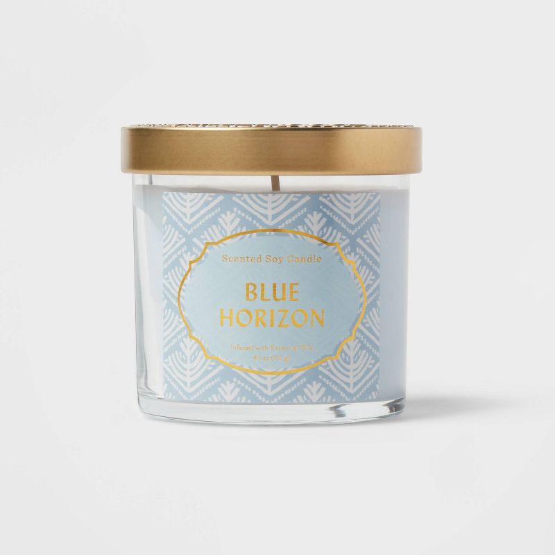 Jar Candle Blue Horizon Light Blue - Opalhouse™, 1 of 5