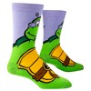 Odd Sox, Nickelodeon TMNT Teenage Mutant Ninja Turtles, 90's Cartoon, Fun Socks - 3 of 4