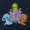Rugrats Babies Run For The Hills Adult T-Shirt Navy - 2 of 4