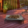 Pet Adobe Portable Elevated Pet Bed With Nonslip Feet for Indoor and Outdoor Use - 30"x 24"x 7", Gray - 2 of 4