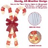 Joyfy 33.6'' Christmas Candy Canes Yard Light Decorations with 50 Pre-Lit LED Lights for Xmas Indoor Outdoor Yard Holiday, Christmas Eve Night Décor - 4 of 4