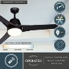 VAXCEL Crescent 52-in. W Black 3-Blade Propeller Indoor or Outdoor Ceiling Fan with Light Kit and Remote - 2 of 4