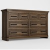 8 Drawer Dresser for Bedroom, 55"w Wooden Chest of Drawers with Metal Handles, Large Dresser TV Stand, Storage Dressers Organizer for Closet, Bedroom - 3 of 4