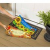 Sassafras Door Tray All - Weather Doormat Indoor Outdoor Entryway Non - Slip Fleur Scroll 32x20 Inches - 3 of 4