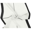 Elerevyo Women's Simple Striped Contrast Color Long Silky Rhombus Scarves Neckerchief 1Pc - 4 of 4