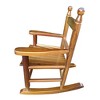 Whisen Kids Rocking Chair, Sturdy Hardwood Design with Slatted Back, Safe & Comfortable, Easy to Assemble - 3 of 4