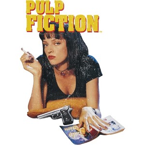 Pulp FIction Men's Mia Wallace Smoke Short Sleeve Graphic Cotton T-Shirt - 1 of 2