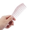Unique Bargains Durable S-Shaped Wide-Tooth Straightening Comb 1 Pc - 4 of 4