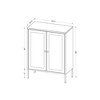 South Shore 40" Decorative Storage Cabinet 3 Shelves - 2 of 4