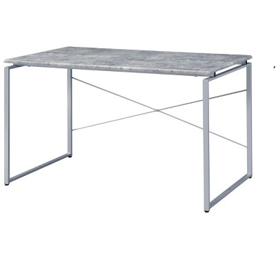 NicBex Wood Desk with Metal Frame,Home Office Desk,Writing Desk for Bedroom,Studying Room