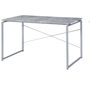 NicBex Wood Desk with Metal Frame,Home Office Desk,Writing Desk for Bedroom,Studying Room - 1 of 4