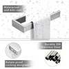 Itopfox 8-Piece Bathroom Accessories Set in Brushed Nickel, Stainless Steel Wall Mounted Hardware for Towels, Robes & More - 4 of 4