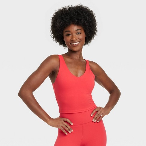 Women's Light Support High-neck Crop Sports Bra - All In Motion™ : Target