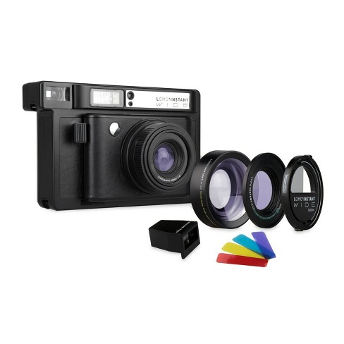 Lomography Lomo'instant Wide Black Camera And Lenses (black) : Target